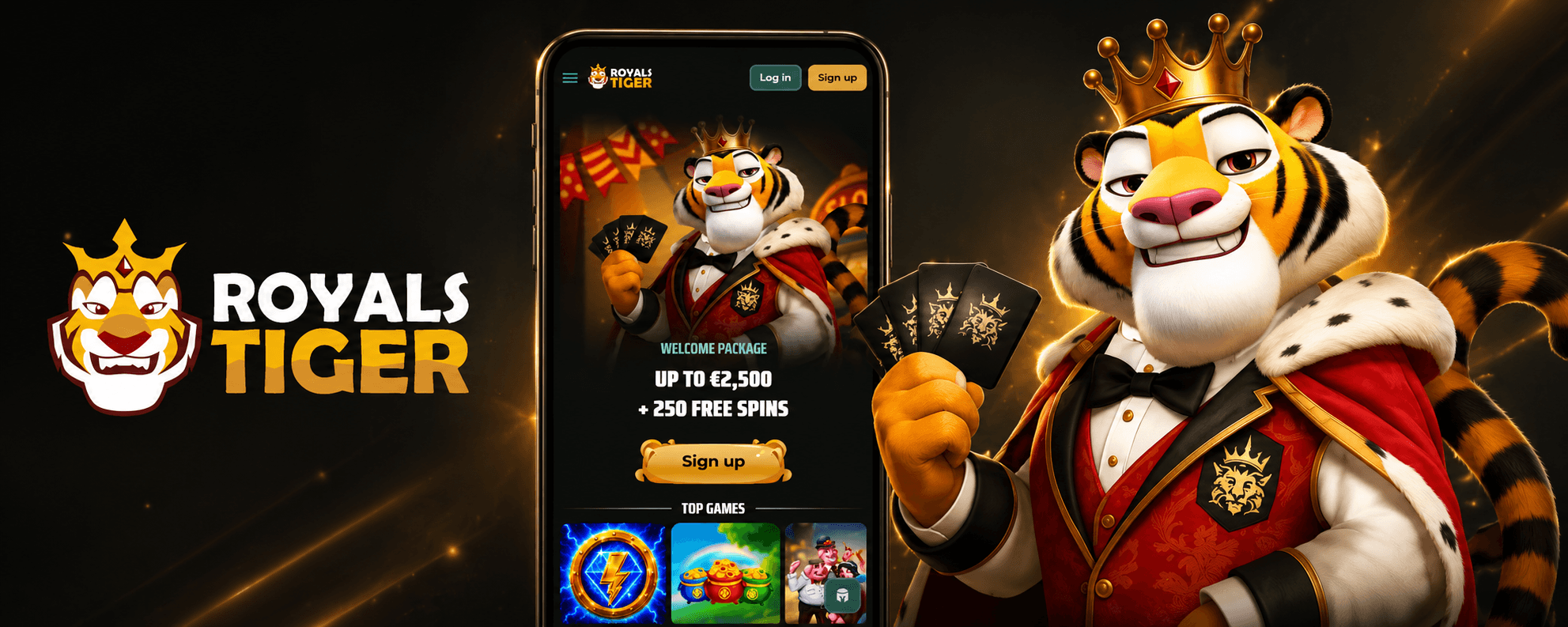 RoyalsTiger Casino App-Screenshot